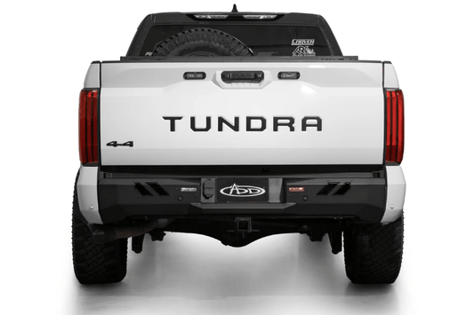 ADD Black Label Rear Bumper for 2022-2025 Toyota Tundra – heavy-duty off-road replacement bumper.