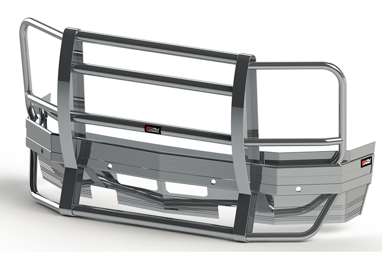 Ali Arc Traditional Aluminum Chevy Silverado 3500 2024-2025 Front Bumper With Rake CHR196