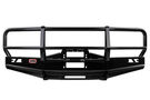 ARB 3411050 Toyota Land Cruiser 1990-1997 Deluxe Front Bumper 80 Series Winch Ready with Grille Guard, Black Powder Coat Finish