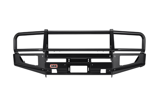 ARB 3413190 Toyota Land Cruiser 2003-2007 Deluxe Front Bumper 100 Series Winch Ready with Grille Guard, Black Powder Coat Finish