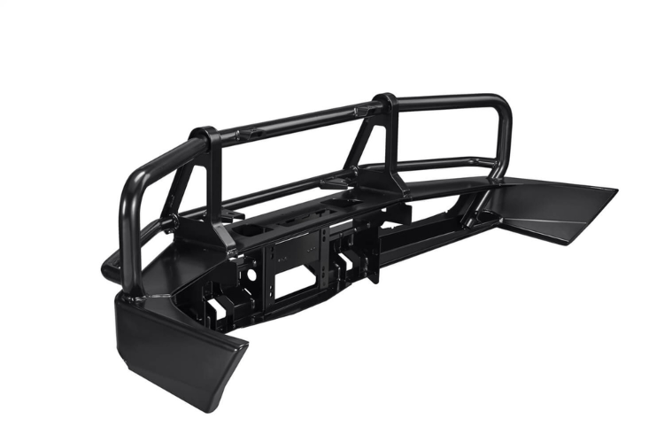 ARB 3413190 Toyota Land Cruiser 2003-2007 Deluxe Front Bumper 100 Series Winch Ready with Grille Guard, Black Powder Coat Finish