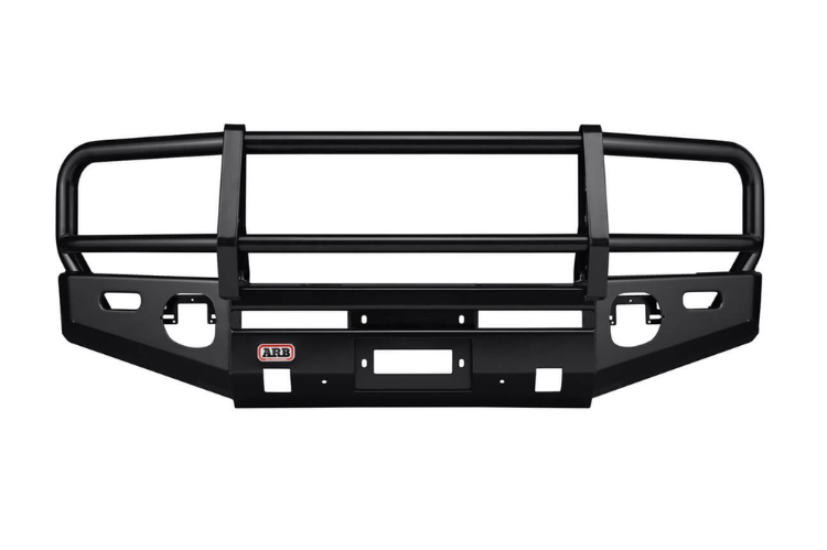 ARB 3415010 Toyota Tundra 2007-2013 Deluxe Front Bumper Winch Ready with Grille Guard, Black Powder Coat Finish