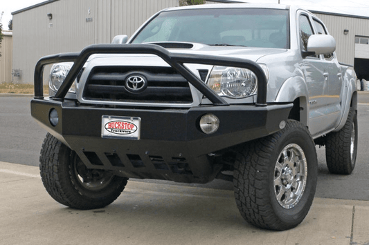 Buckstop T2BAJA Baja Front Bumper for 2012-2015 Toyota Tacoma – Winch-ready design with integrated tow hooks, offering durability and off-road protection.