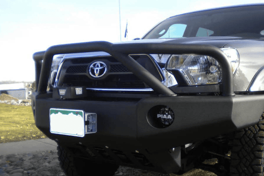 Buckstop T2BAJA Baja Front Bumper for 2012-2015 Toyota Tacoma – Winch-ready design with integrated tow hooks, offering durability and off-road protection.