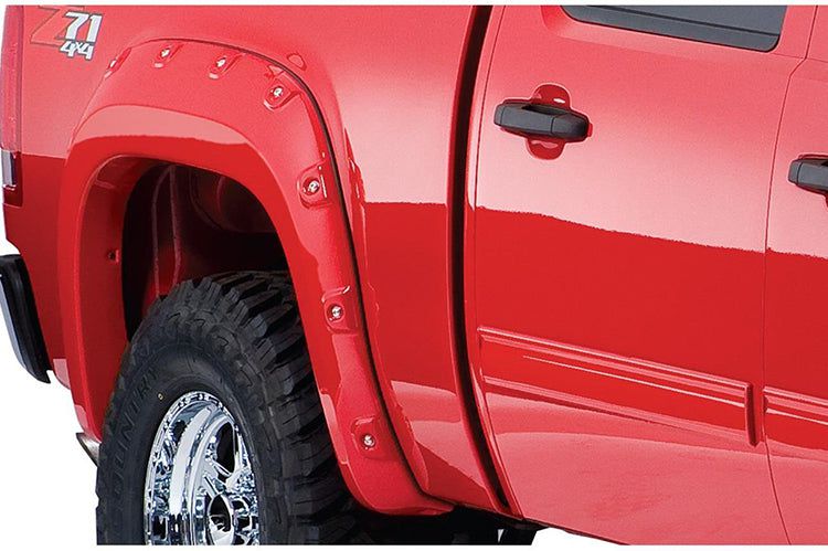 Bushwacker 40085-02 GMC Sierra 2500HD/3500HD 2007-2014 Rear Pocket Style Boss Fender Flares