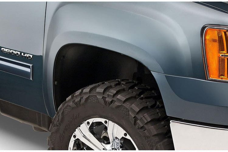 Bushwacker 40109-02 GMC Sierra 2500HD/3500HD 2011-2014 Front Pocket Style Boss Fender Flares