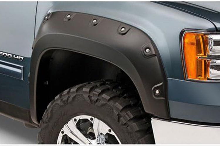 Bushwacker 40109-02 GMC Sierra 2500HD/3500HD 2011-2014 Front Pocket Style Boss Fender Flares