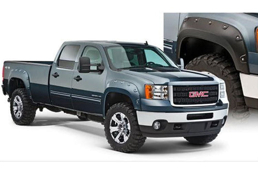 Bushwacker 40953-02 GMC Sierra 2500HD/3500HD 2011-2014 Pocket Style Boss Fender Flares