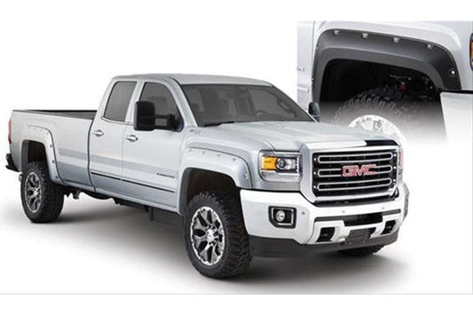 Bushwacker 40967-02 GMC Sierra 2500HD/3500HD 2015-2019 Pocket Style Fender Flares