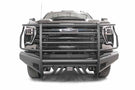 Fab Fours CH24-Q6160-1 Chevy Silverado 2500HD/3500HD 2024-2025 Black Steel Elite Front Bumper Full Guard