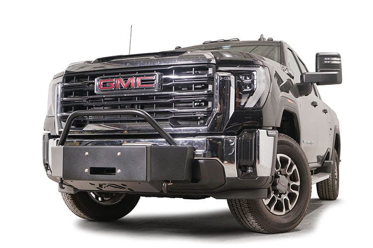 Fab Fours GMC Sierra 2500/3500 2024-2025 Winch Mount Front Bumper Pre-Runner Guard GM24-N6260-1