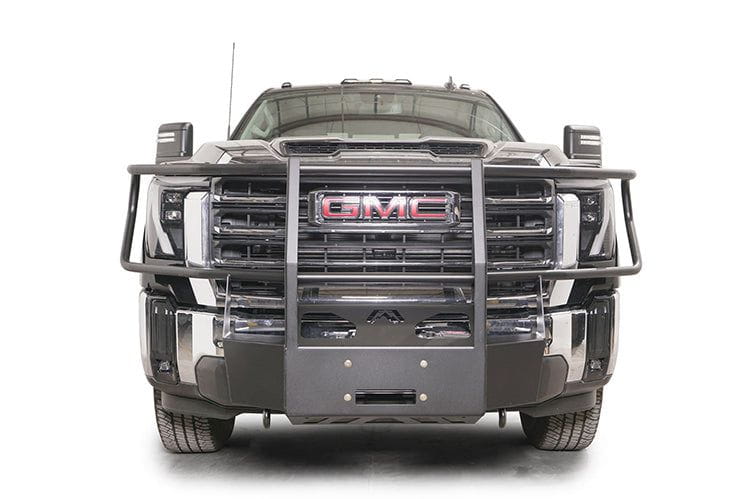 Fab Fours GMC Sierra 2500/3500 2024-2025 Winch Mount Front Bumper Full Guard GM24-N6270-1