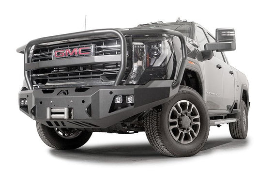 Fab Fours GM24-A6250-1 GMC Sierra 2500/3500 2024-2025 New Premium Front Bumper Winch Ready with Full Guard