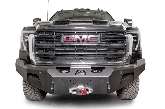 Fab Fours GM24-A6251-1 GMC Sierra 2500/3500 2024-2025 New Premium Front Bumper Winch Ready with No Guard