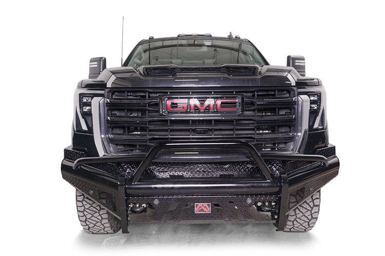 Fab Fours GM24-S6262-1 GMC Sierra 2500/3500 2024-2025 Black Steel Front Bumper with Pre-Runner Guard