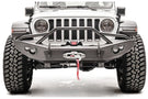 Fab Fours JL18-B4652-1 Jeep Wrangler JL 2018-2025 Lifestyle Front Bumper Winch Ready with Pre-Runner Guard