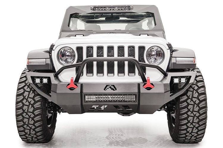 Fab Fours JL18-D4652-1 Jeep Wrangler JL 2018-2025 Vengeance Front Bumper with Pre-Runner Guard