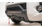 White Toyota truck with a Fab Fours hidden front bumper pre-runner and winch guard, suitable for 2014-2024 4Runners.