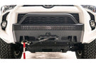 White Toyota truck with a Fab Fours hidden front bumper pre-runner and winch guard, suitable for 2014-2024 4Runners.