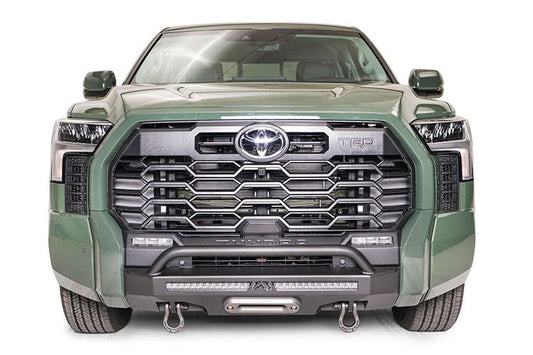 Fab Fours TT22-N5452-1 Toyota Tundra 2022-2024 Hidden Front Bumper Winch Ready Pre-Runner Guard