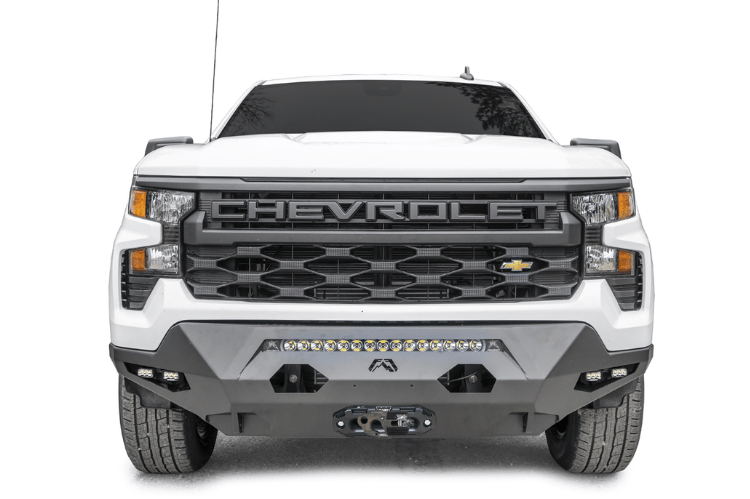 Fab Fours CS22-X5651-1 Chevy Silverado 1500 2022-2025 Matrix Front Bumper Winch Ready No Guard