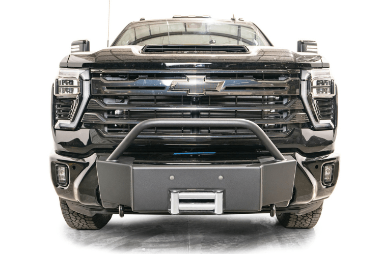 Fab Fours CH24-N6160-1 Chevy Silverado 2500/3500 2024 Winch Mount Front Bumper Pre-Runner Guard