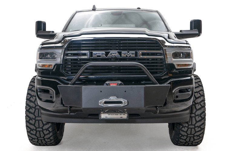 Fab Fours DR19-N4460-1 Dodge Ram HD 2500/3500 2019-2024 Winch Mount Front Bumper Large Frame