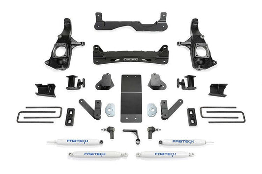 Fab Tech K1121 GMC Sierra 2500HD/3500HD 2011-2018 4" Performance System with Performance Shocks