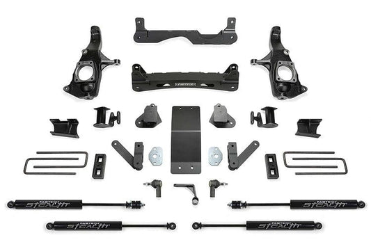 Fab Tech K1121M GMC Sierra 2500HD/3500HD 2011-2018 4" Performance System with Stealth Shocks