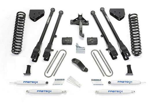 Fab Tech K2120 2008-2016 Ford F250 Super Duty 6" 4 Link System with Performance Shocks