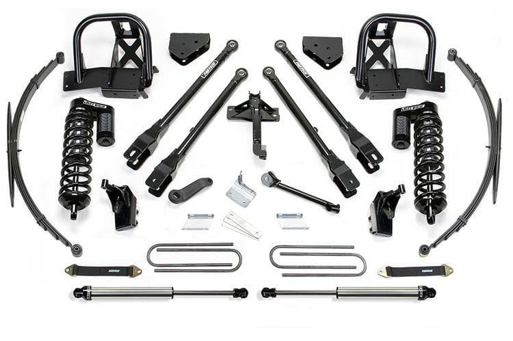 Fab Tech K2144DL 2011-2016 Ford F250/F350 Super Duty 8" 4 Link System with Front & Rear Dirt Logic Shocks