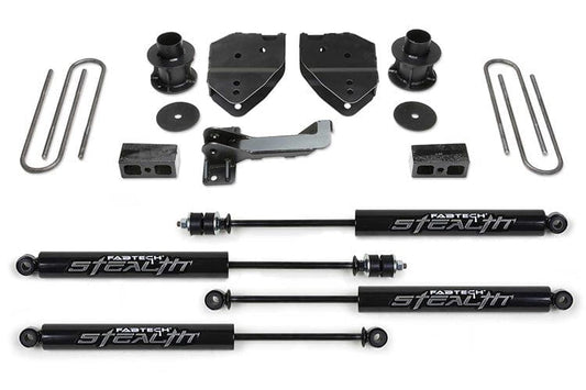 Fab Tech K2213M 2017-2021 Ford F250/F350 Super Duty 4" Budget System with Stealth Shocks