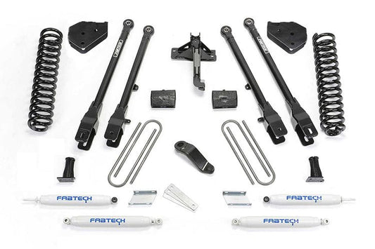 Fab Tech K2216 2017-2022 Ford F250/F350 Super Duty 4" 4 Link System with Performance Shocks