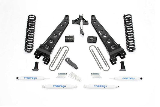 Fab Tech K2218 2017-2022 Ford F250/F350 Super Duty 6" Radius Arm System with Performance Shocks