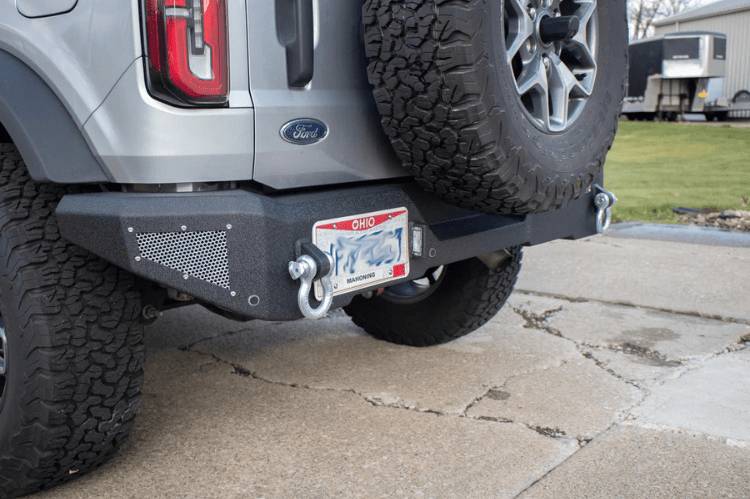 Fishbone Offroad Ford Bronco 2022-2024 Rear Bumper Steelhead FB22360