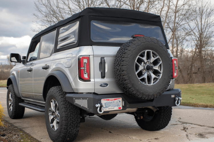 Fishbone Offroad Ford Bronco 2022-2024 Rear Bumper Steelhead FB22360