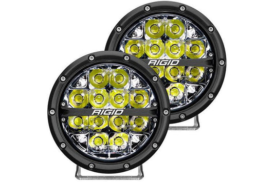 Rigid Industries 36200 360-Series 6" LED Off-Road Spot Optic with White Backlight