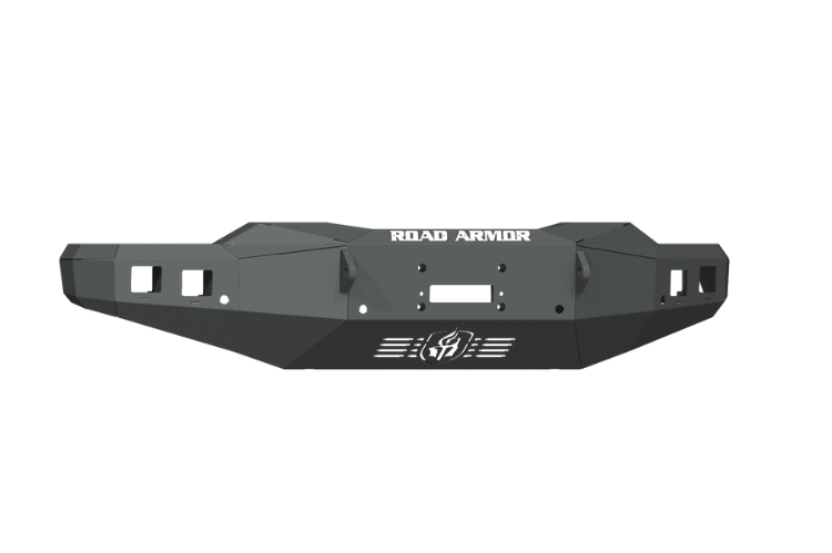 Road Armor Stealth 3202F0B 2020-2023 Chevy Silverado 2500HD/3500HD Front Winch Ready Bumper Base and Square Fog Light Hole