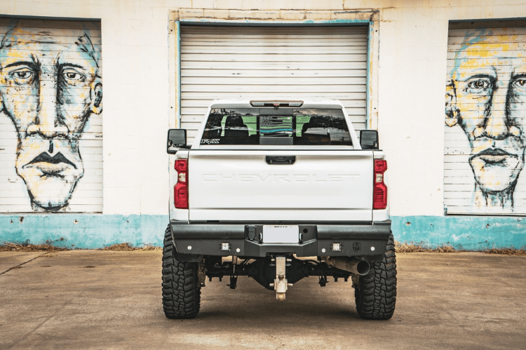 Road Armor Vaquero 3202VR0B 2020-2025 Chevy Silverado 2500/3500 Rear Bumper