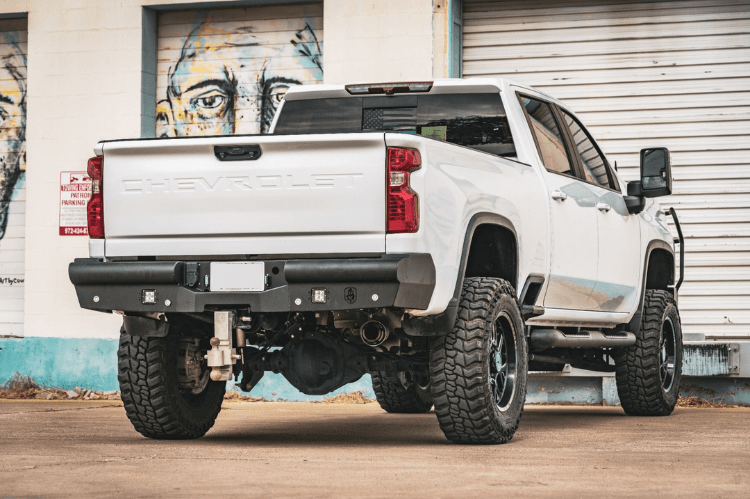 Road Armor Vaquero 3202VR0B 2020-2025 Chevy Silverado 2500/3500 Rear Bumper