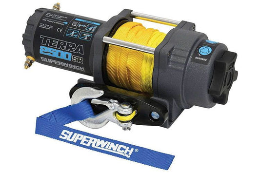 Superwinch 1125270 Terra 2500SR Powersports Synthetic Rope Winch