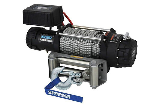 Superwinch 1515000 Tiger Shark 15000 12V Steel Wire Rope Winch