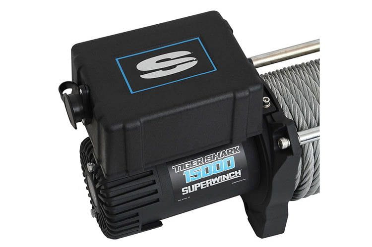 Superwinch 1515000 Tiger Shark 15000 12V Steel Wire Rope Winch