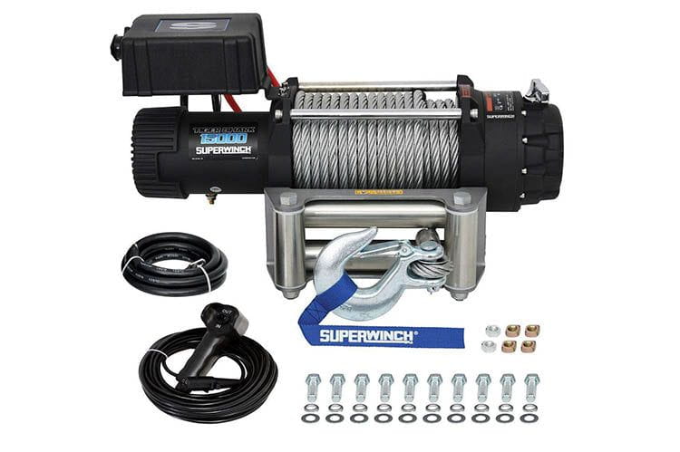 Superwinch 1515000 Tiger Shark 15000 12V Steel Wire Rope Winch