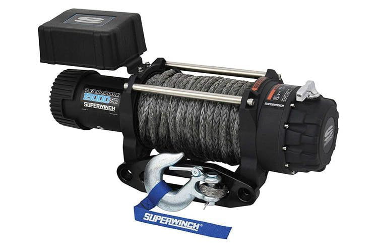 Superwinch 1515001 Tiger Shark 15000SR 12V Synthetic Rope Winch