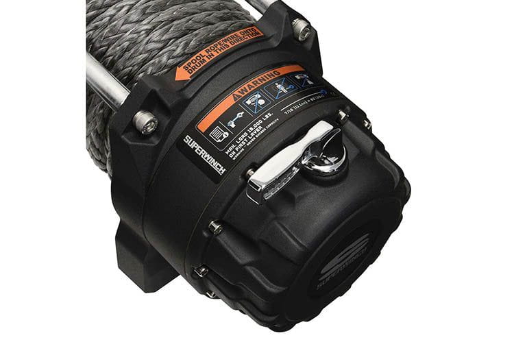 Superwinch 1515001 Tiger Shark 15000SR 12V Synthetic Rope Winch