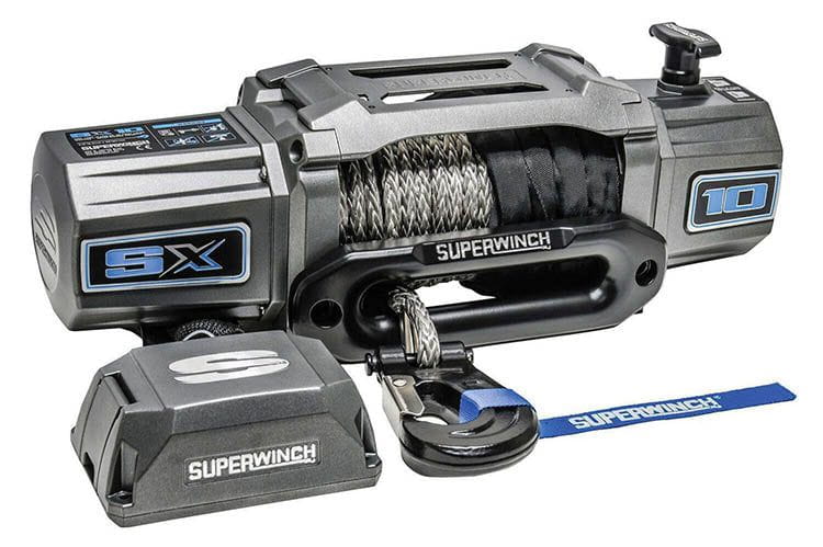 Superwinch 1710201 SX10SR Winch 12V 10000 lbs with Synthetic Rope