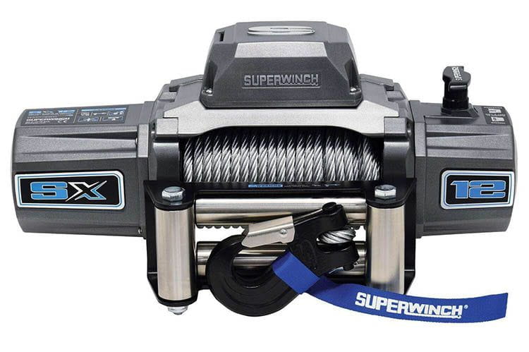 Superwinch 1712200 SX12 12V 12000 Steel Wire Rope Winch