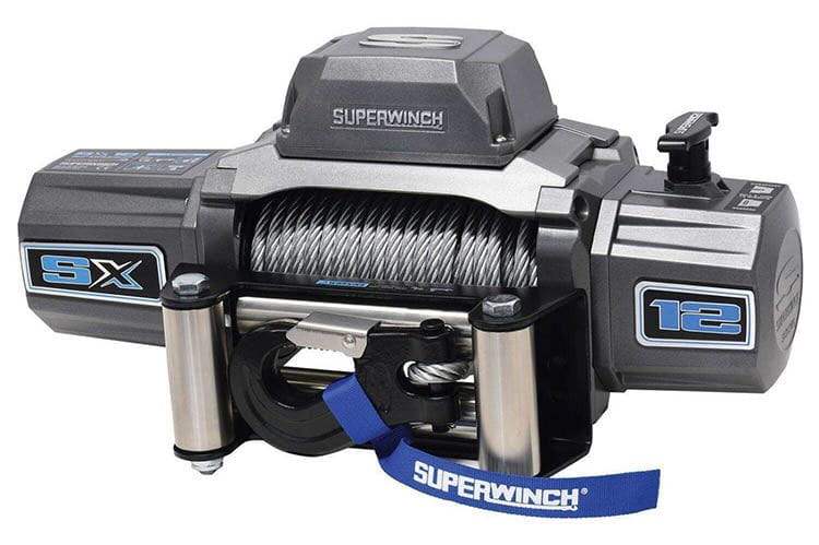 Superwinch 1712200 SX12 12V 12000 Steel Wire Rope Winch