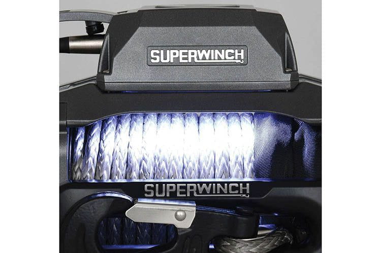 Superwinch 1712201 SX12SR 12V 12000 lbs Synthetic Rope Winch